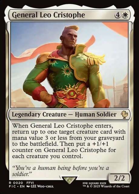 General Leo Cristophe in the group Magic the Gathering / Sets / Final Fantasy Drop / Final Fantasy Commander at Proxyprinters.com (103423)