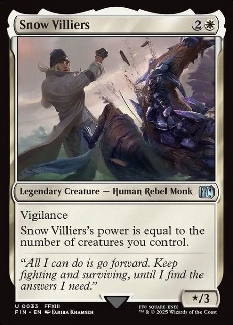 Snow Villiers in the group Magic the Gathering / Sets / Final Fantasy Drop / Final Fantasy at Proxyprinters.com (103426)