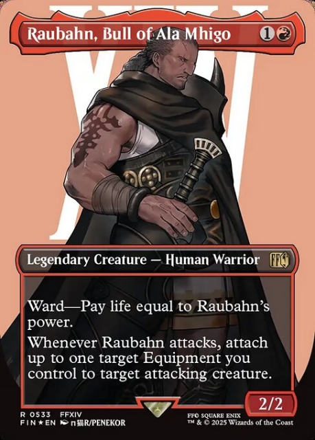 Raubahn, Bull of Ala Mhigo in the group Magic the Gathering / Sets / Final Fantasy Drop / Final Fantasy at Proxyprinters.com (103431)