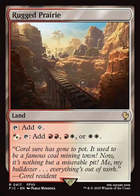 Rugged Prairie in the group Magic the Gathering / Sets / Final Fantasy Drop / Final Fantasy Commander at Proxyprinters.com (103436)