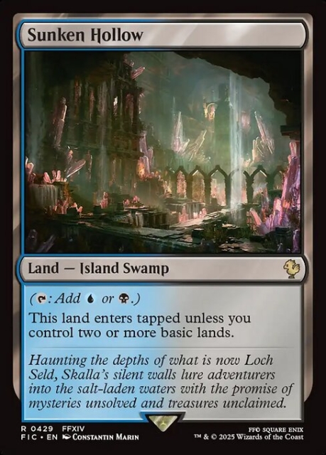 Sunken Hollow in the group Magic the Gathering / Sets / Final Fantasy Drop / Final Fantasy Commander at Proxyprinters.com (103438)