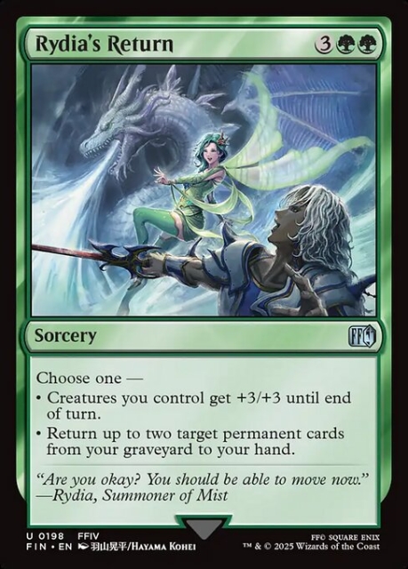 Rydia's Return in the group Magic the Gathering / Sets / Final Fantasy Drop / Final Fantasy at Proxyprinters.com (103444)