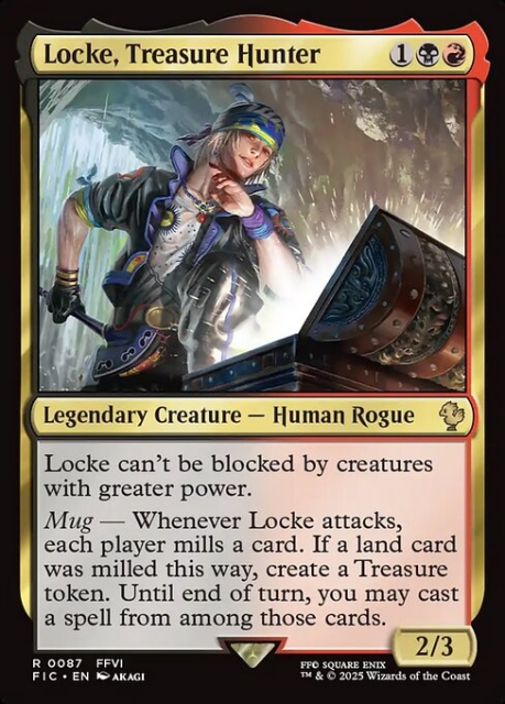 Locke, Treasure Hunter in the group Magic the Gathering / Types / Creatures / Human at Proxyprinters.com (103454)