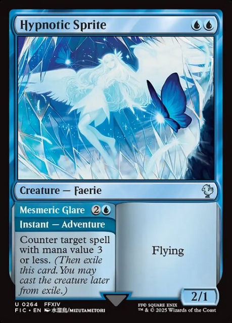 Hypnotic Sprite // Mesmeric Glare in the group Magic the Gathering / Sets / Final Fantasy Drop / Final Fantasy Commander at Proxyprinters.com (103456)