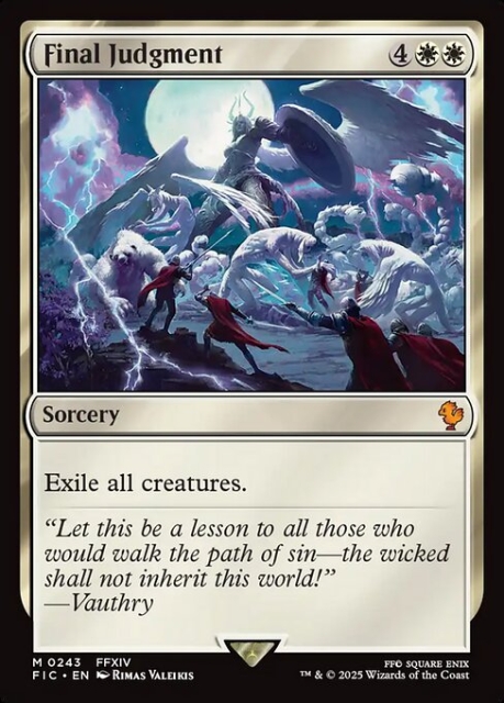 Final Judgment in the group Magic the Gathering / Sets / Final Fantasy Drop / Final Fantasy Commander at Proxyprinters.com (103457)
