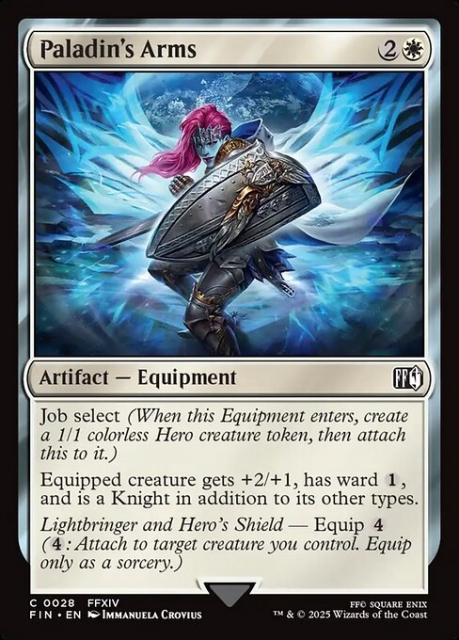 Paladin's Arms in the group Magic the Gathering / Sets / Final Fantasy Drop / Final Fantasy at Proxyprinters.com (103461)