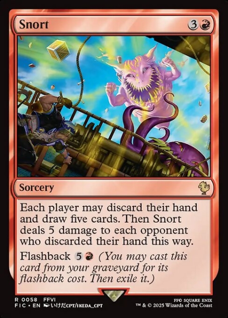 Snort in the group Magic the Gathering / Sets / Final Fantasy Drop / Final Fantasy Commander at Proxyprinters.com (103475)