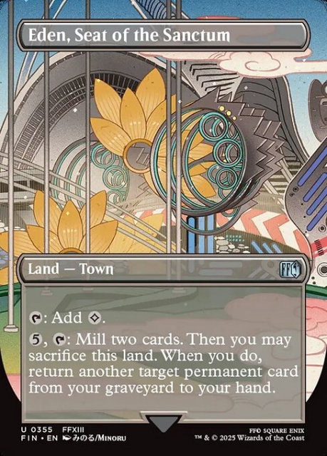 Eden, Seat of the Sanctum in the group Magic the Gathering / Sets / Final Fantasy Drop / Final Fantasy at Proxyprinters.com (103477)