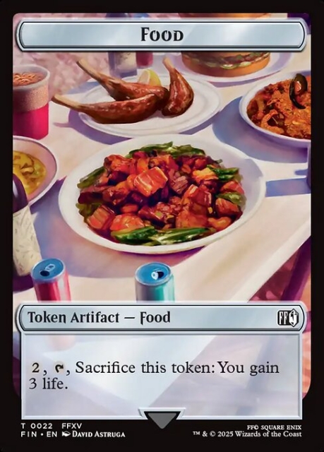 Food in the group Magic the Gathering / Sets / Final Fantasy Drop / Final Fantasy Tokens at Proxyprinters.com (103482)