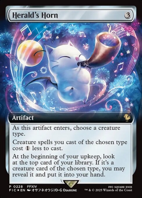 Herald's Horn in the group Magic the Gathering / Sets / Final Fantasy Drop / Final Fantasy Commander at Proxyprinters.com (103483)