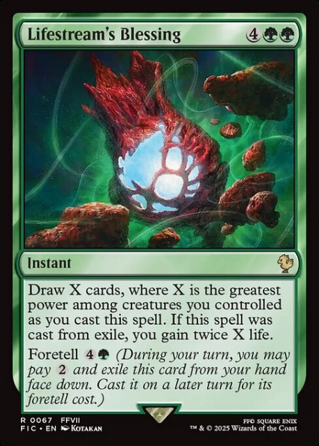 Lifestream's Blessing in the group Magic the Gathering / Sets / Final Fantasy Drop / Final Fantasy Commander at Proxyprinters.com (103484)