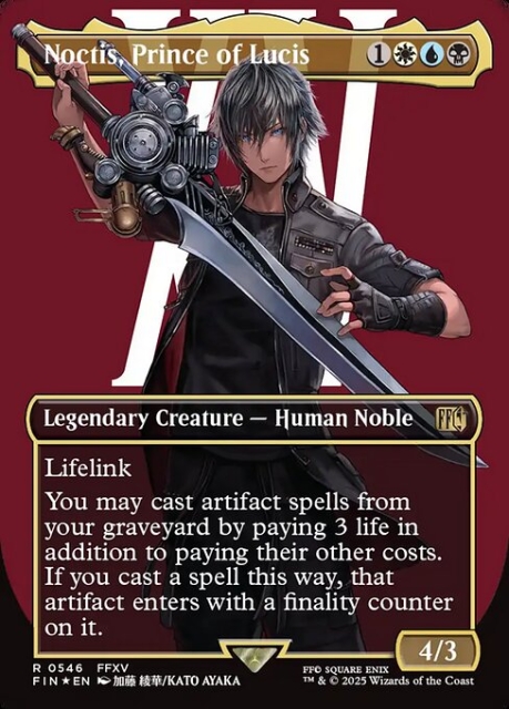 Noctis, Prince of Lucis in the group Magic the Gathering / Sets / Final Fantasy Drop / Final Fantasy at Proxyprinters.com (103487)