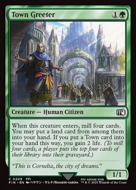 Town Greeter in the group Magic the Gathering / Sets / Final Fantasy Drop / Final Fantasy at Proxyprinters.com (103488)