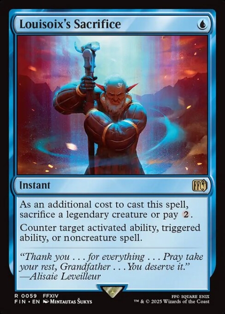Louisoix's Sacrifice in the group Magic the Gathering / Sets / Final Fantasy Drop / Final Fantasy at Proxyprinters.com (103491)