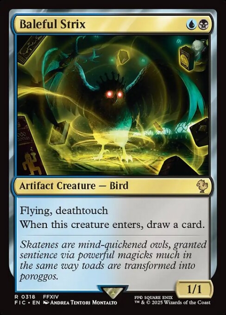 Baleful Strix in the group Magic the Gathering / Sets / Final Fantasy Drop / Final Fantasy Commander at Proxyprinters.com (103493)