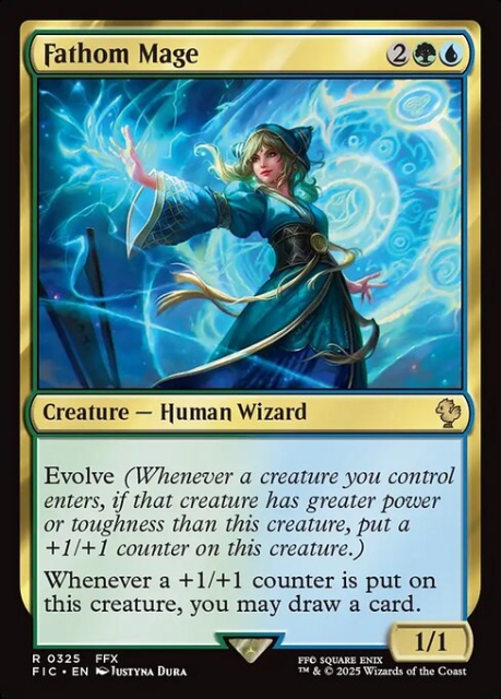 Fathom Mage in the group Magic the Gathering / Sets / Final Fantasy Drop / Final Fantasy Commander at Proxyprinters.com (103495)