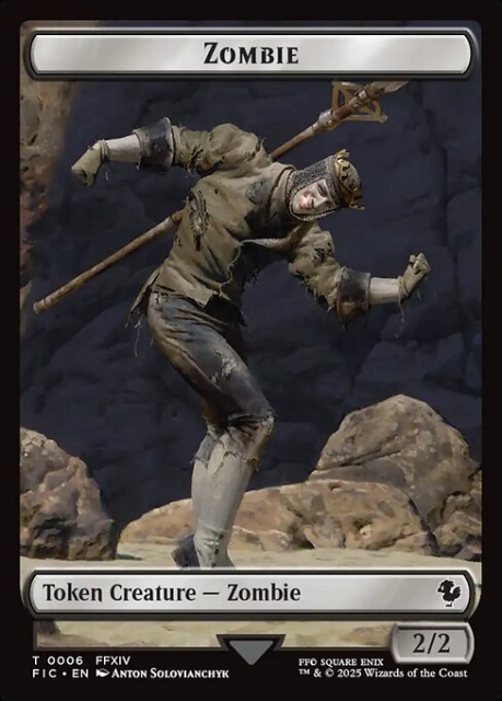Zombie in the group Magic the Gathering / Sets / Final Fantasy Drop / Final Fantasy Commander Tokens at Proxyprinters.com (103501)