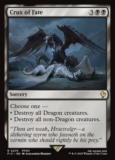 Crux of Fate in the group Magic the Gathering / Sets / Final Fantasy Drop / Final Fantasy Commander at Proxyprinters.com (103503)