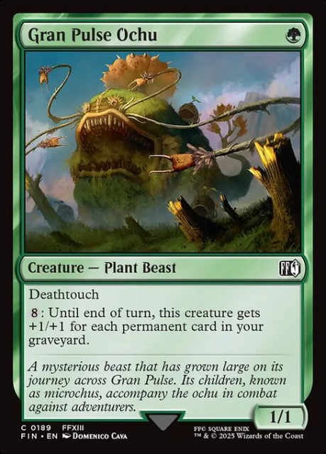 Gran Pulse Ochu in the group Magic the Gathering / Sets / Final Fantasy Drop / Final Fantasy at Proxyprinters.com (103506)