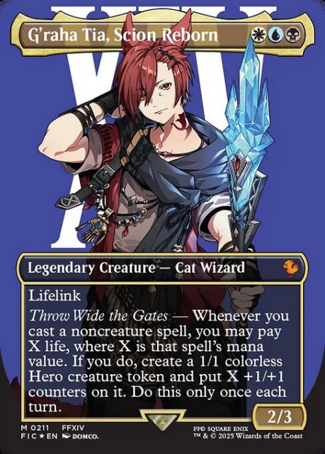 G'raha Tia, Scion Reborn in the group Magic the Gathering / Sets / Final Fantasy Drop / Final Fantasy Commander at Proxyprinters.com (103508)
