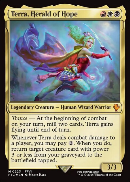 Terra, Herald of Hope in the group Magic the Gathering / Sets / Final Fantasy Drop / Final Fantasy Commander at Proxyprinters.com (103511)