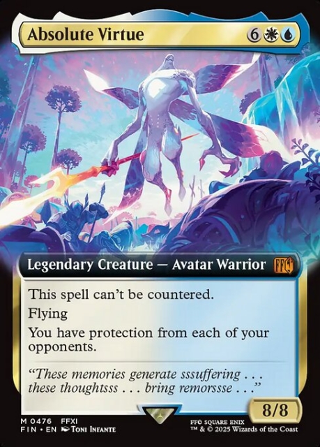 Absolute Virtue in the group Magic the Gathering / Sets / Final Fantasy Drop / Final Fantasy at Proxyprinters.com (103516)