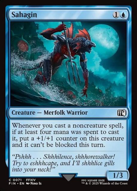 Sahagin in the group Magic the Gathering / Sets / Final Fantasy Drop / Final Fantasy at Proxyprinters.com (103521)