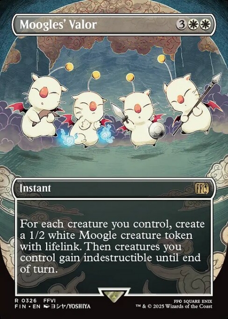 Moogles' Valor in the group Magic the Gathering / Sets / Final Fantasy Drop / Final Fantasy at Proxyprinters.com (103524)