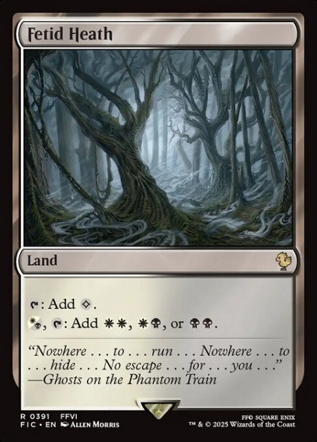 Fetid Heath in the group Magic the Gathering / Sets / Final Fantasy Drop / Final Fantasy Commander at Proxyprinters.com (103525)