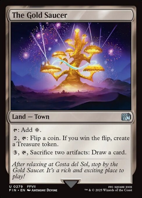The Gold Saucer in the group Magic the Gathering / Sets / Final Fantasy Drop / Final Fantasy at Proxyprinters.com (103527)