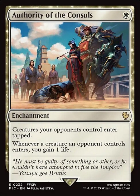 Authority of the Consuls in the group Magic the Gathering / Sets / Final Fantasy Drop / Final Fantasy Commander at Proxyprinters.com (103528)