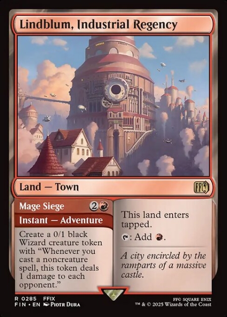 Lindblum, Industrial Regency // Mage Siege in the group Magic the Gathering / Sets / Final Fantasy Drop / Final Fantasy at Proxyprinters.com (103530)