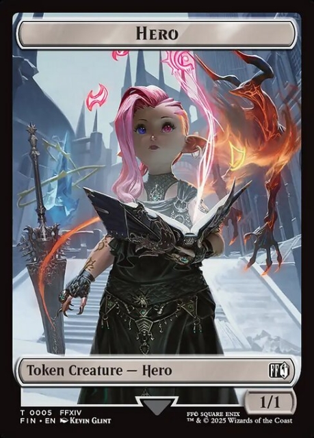 Hero in the group Magic the Gathering / Sets / Final Fantasy Drop / Final Fantasy Tokens at Proxyprinters.com (103531)