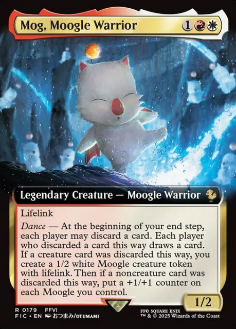Mog, Moogle Warrior in the group Magic the Gathering / Sets / Final Fantasy Drop / Final Fantasy Commander at Proxyprinters.com (103532)
