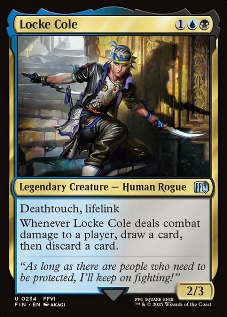Locke Cole in the group Magic the Gathering / Sets / Final Fantasy Drop / Final Fantasy at Proxyprinters.com (103533)
