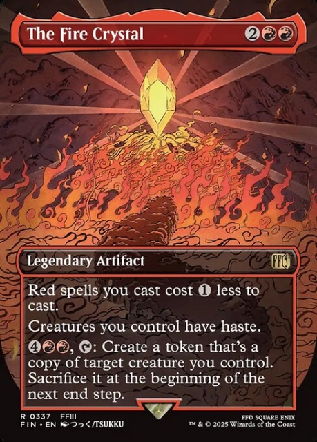 The Fire Crystal in the group Magic the Gathering / Sets / Final Fantasy Drop / Final Fantasy at Proxyprinters.com (103535)