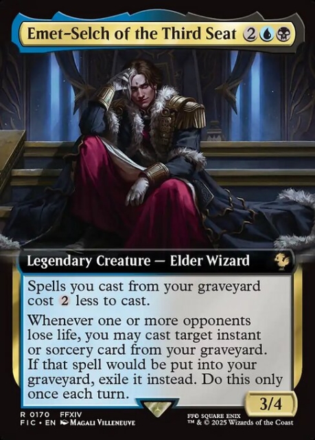 Emet-Selch of the Third Seat in the group Magic the Gathering / Sets / Final Fantasy Drop / Final Fantasy Commander at Proxyprinters.com (103536)