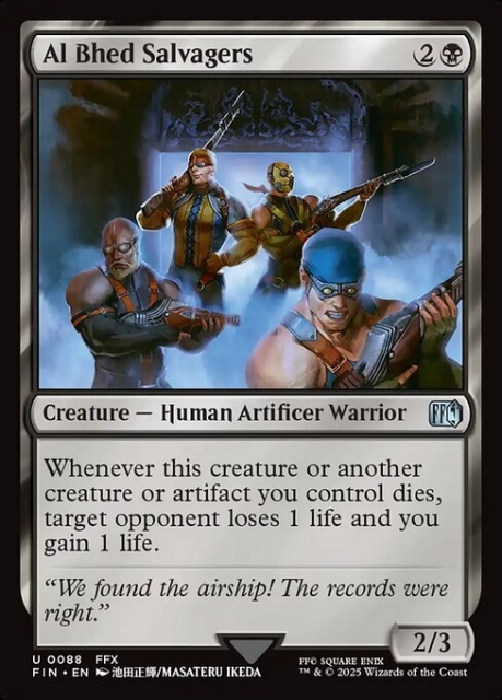 Al Bhed Salvagers in the group Magic the Gathering / Sets / Final Fantasy Drop / Final Fantasy at Proxyprinters.com (103540)