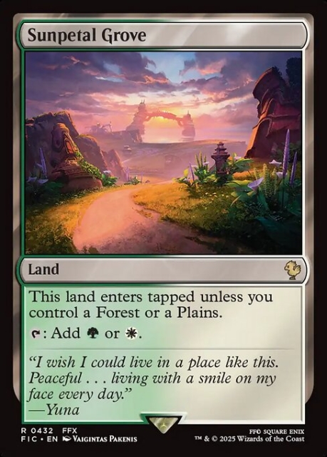 Sunpetal Grove in the group Magic the Gathering / Sets / Final Fantasy Drop / Final Fantasy Commander at Proxyprinters.com (103550)