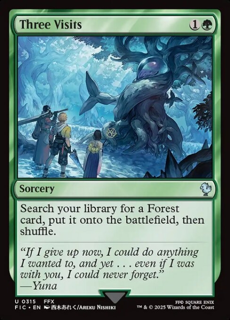 Three Visits in the group Magic the Gathering / Sets / Final Fantasy Drop / Final Fantasy Commander at Proxyprinters.com (103555)