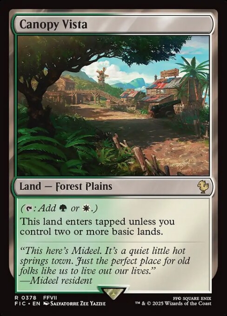 Canopy Vista in the group Magic the Gathering / Sets / Final Fantasy Drop / Final Fantasy Commander at Proxyprinters.com (103561)