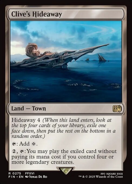 Clive's Hideaway in the group Magic the Gathering / Sets / Final Fantasy Drop / Final Fantasy at Proxyprinters.com (103566)