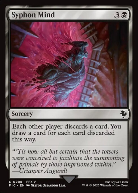 Syphon Mind in the group Magic the Gathering / Sets / Final Fantasy Drop / Final Fantasy Commander at Proxyprinters.com (103573)