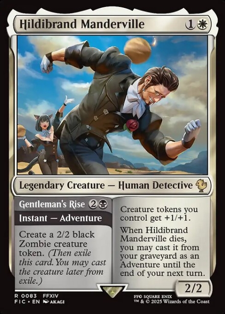Hildibrand Manderville // Gentleman's Rise in the group Magic the Gathering / Sets / Final Fantasy Drop / Final Fantasy Commander at Proxyprinters.com (103576)