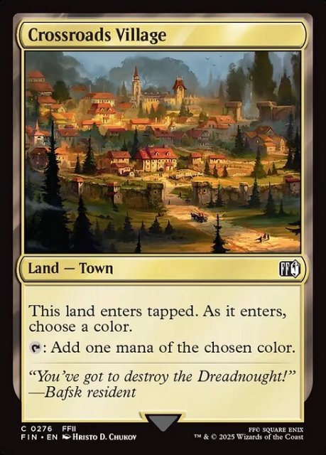 Crossroads Village in the group Magic the Gathering / Sets / Final Fantasy Drop / Final Fantasy at Proxyprinters.com (103585)