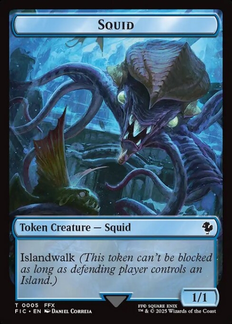 Squid in the group Magic the Gathering / Sets / Final Fantasy Drop / Final Fantasy Commander Tokens at Proxyprinters.com (103589)