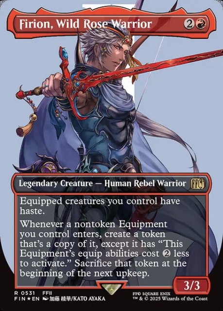Firion, Wild Rose Warrior in the group Magic the Gathering / Sets / Final Fantasy Drop / Final Fantasy at Proxyprinters.com (103593)
