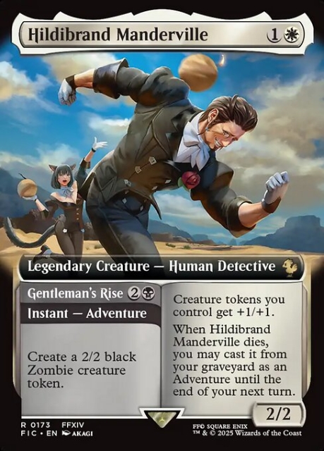 Hildibrand Manderville // Gentleman's Rise in the group Magic the Gathering / Sets / Final Fantasy Drop / Final Fantasy Commander at Proxyprinters.com (103594)