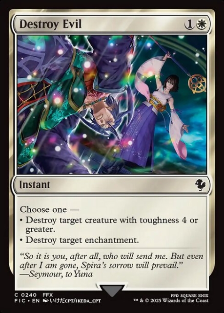Destroy Evil in the group Magic the Gathering / Sets / Final Fantasy Drop / Final Fantasy Commander at Proxyprinters.com (103603)