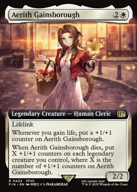 Aerith Gainsborough in the group Magic the Gathering / Sets / Final Fantasy Drop / Final Fantasy at Proxyprinters.com (103606)